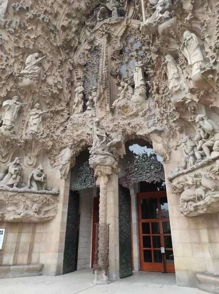 Templo Expieco Sagrada Gaudi Барселона Каталония Испания — стоковое фото
