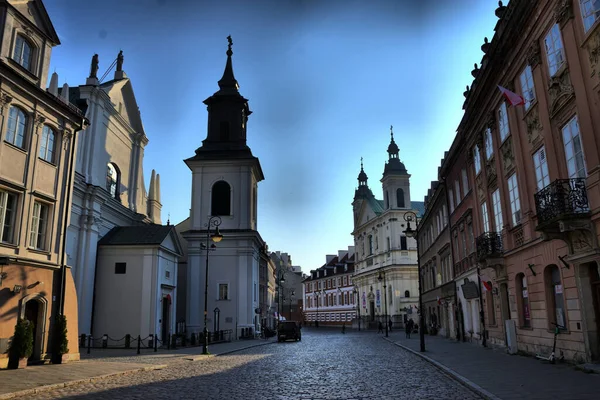 Vistas Los Diferentes Lugares Turísticos Ciudad Varsovia Polonia Stare Miasto — Foto de Stock