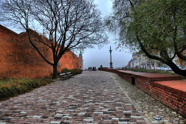 Views Different Tourist Places City Warsaw Poland Stare Miasto Old — Zdjęcie stockowe