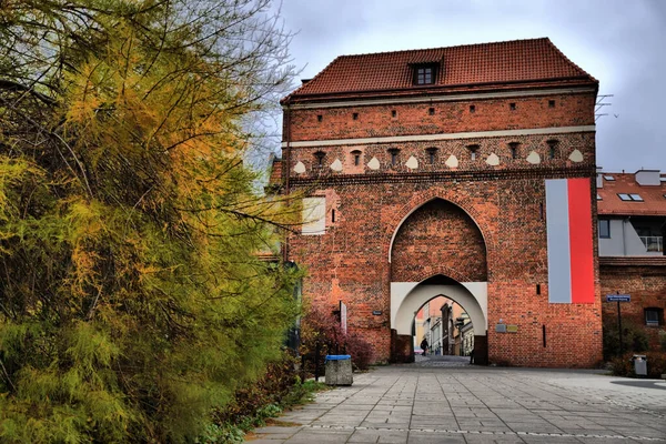 Views Different Tourist Places Medieval City Torun Poland Nicolaus Copernicus — Zdjęcie stockowe