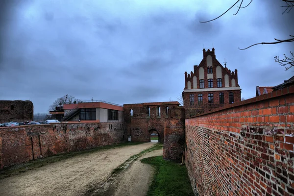 Vistas Los Diferentes Lugares Turísticos Ciudad Medieval Torun Polonia Nicolás — Foto de Stock