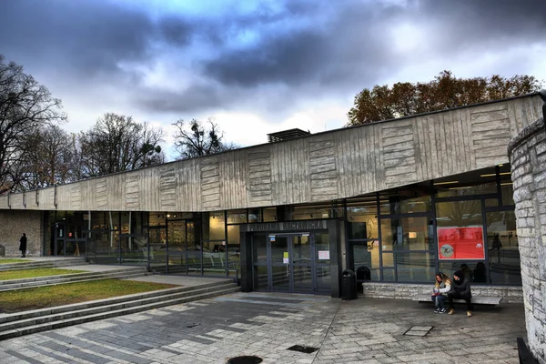 Wroclaw (Breslau, Breslavia), Polonya 'daki farklı turistik bölgelerin manzaraları. Wroclaw Savaşı 'nın Panorama Tablosu