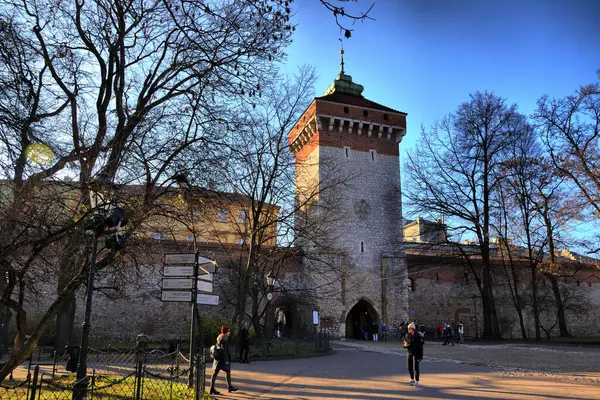 Vistas Los Diferentes Lugares Turisticos Cracovia Polonia — Zdjęcie stockowe