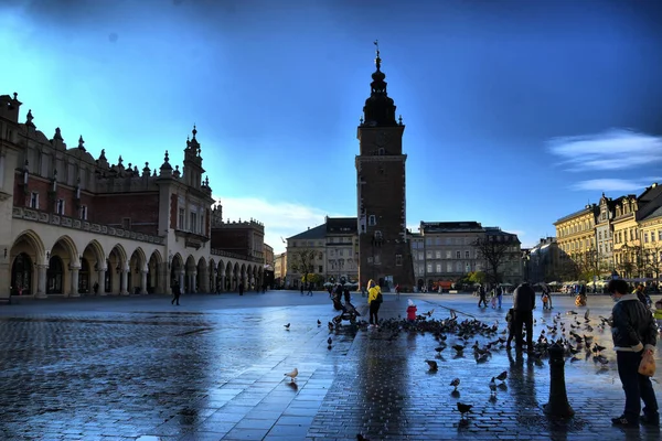 Vistas Los Diferentes Lugares Turisticos Cracovia Polen — Stockfoto