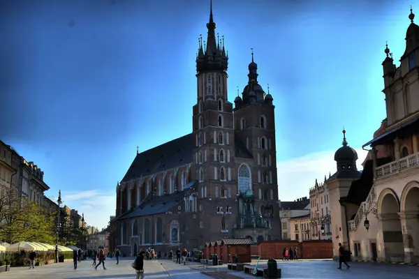 Vistas Los Diferentes Lugares Turisticos Cracovia Polonia — Photo