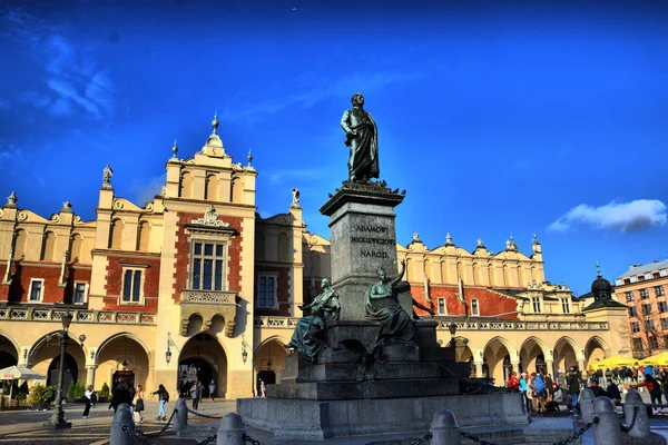 Vistas Los Diferentes Lugares Turisticos Cracovia Polen — Stockfoto