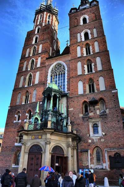 Vistas Los Diferentes Lugares Turisticos Cracovia Polonia — Photo