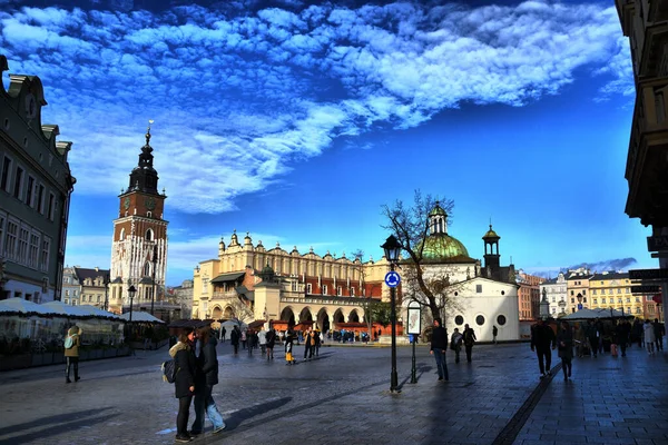 Vistas Los Diferentes Lugares Turisticos Cracovia Polonia — Foto de Stock