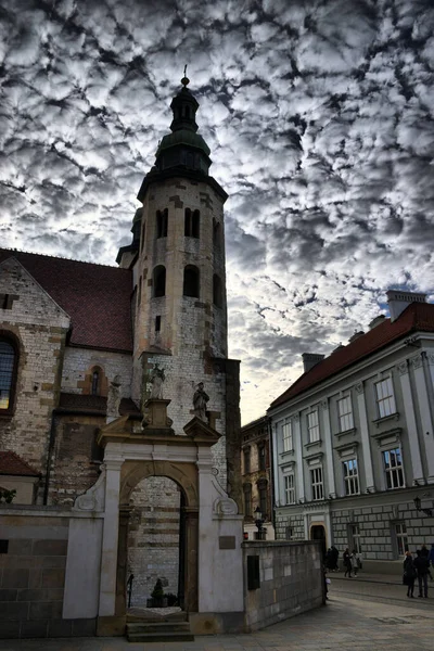 Vistas Los Diferentes Lugares Turisticos Cracovia Polonia — Foto de Stock