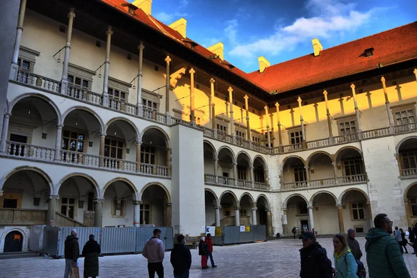 Vistas de los diferentes lugares turisticos de Cracovia, Polonia (Castillo de Wawel)
