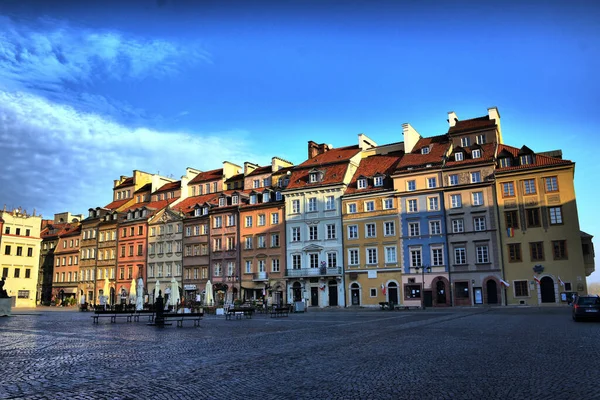 Views Different Tourist Places City Warsaw Poland Stare Miasto Old Stockfoto