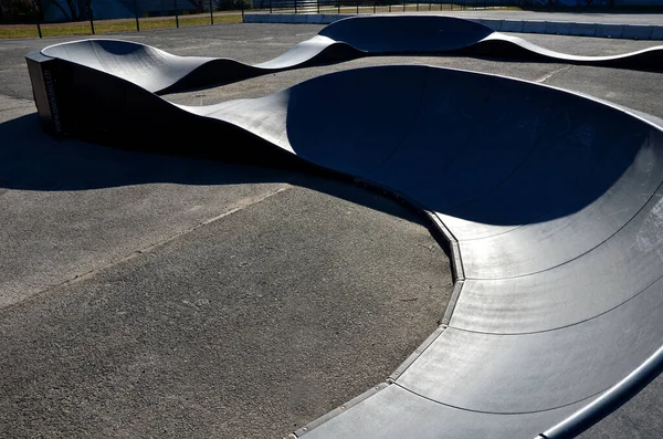 Bike Path Car Park Pumping Moving Used Instead Pedaling Bouncing — Stock Photo, Image