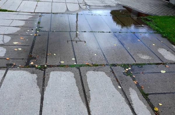 Défaut Dans Conduite Eau Fissures Fuites Eau Coûtent Beaucoup Argent — Photo