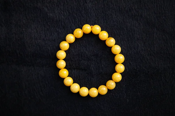 Buddhist Beads Bracelets Dark Background — Stock Photo, Image
