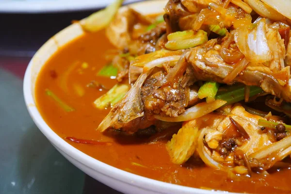 Delikatessen Geschmorter Fisch Chinesisches Essen — Stockfoto