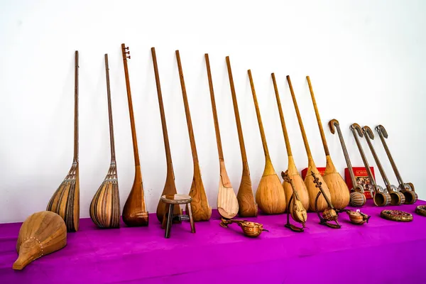 Nationale Ausstellung Für Saiteninstrumente Und Handgefertigtes Xylophon — Stockfoto