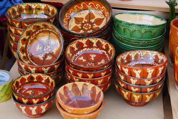 Rynek Tradycyjnych Wyrobów Garncarskich Bliskim Wschodzie — Zdjęcie stockowe