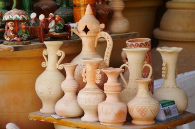 Orta Doğu çömlek kapları geleneksel ürünler pazarı