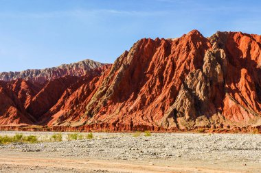 Kızıl dağ kaya metal cevheri