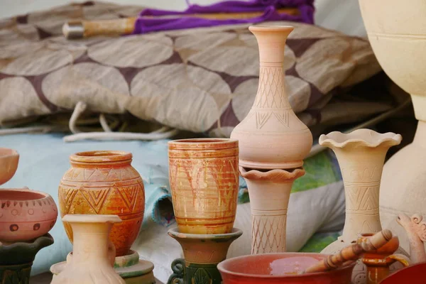 Rynek Tradycyjnych Wyrobów Garncarskich Bliskim Wschodzie — Zdjęcie stockowe