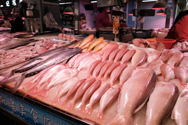 Thailandia Mercato Dei Frutti Mare Pesce Fresco — Foto Stock