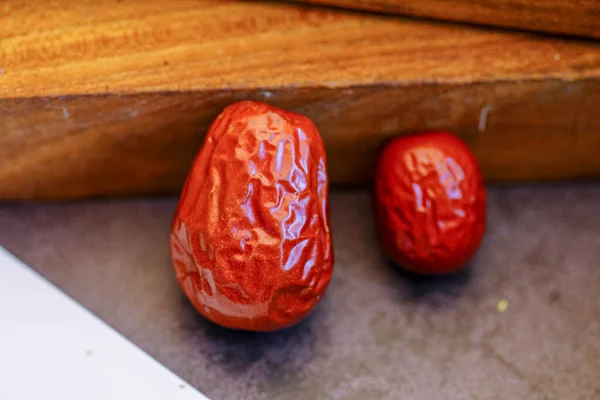 Table still life dried red dates