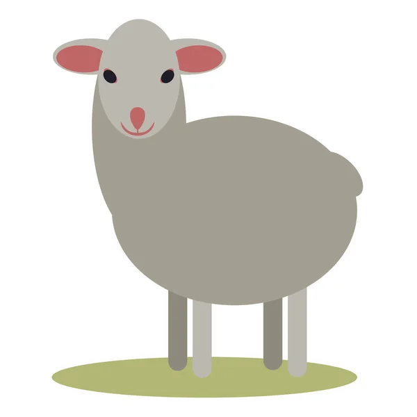 Petite Illustration Vectorielle Moutons — Image vectorielle