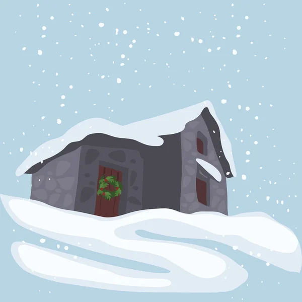 Різдвяний Домашній Кліпарт — стоковий вектор