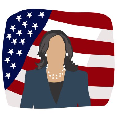 Kamala Harris çizgi film sanatı
