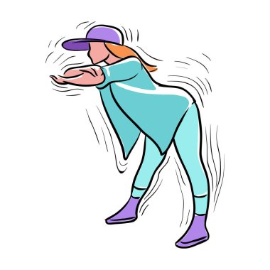 Hip hop dansçısı klip sanatı