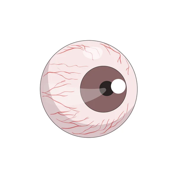 Eye Ball Klipp Konst Vektor Illustration — Stock vektor