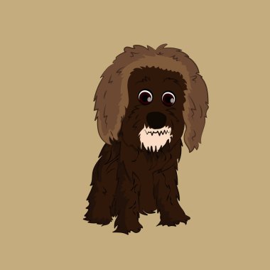 Rus Tsvetnaya Köpek vektör çizimi