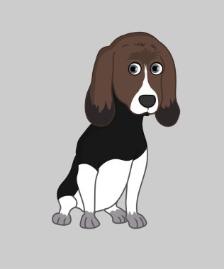 Beagle köpek vektör çizim