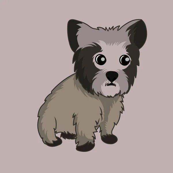 Yorkshire Terrier Chien Vecteur — Image vectorielle