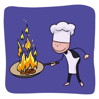 yemek klipsi sanatı yapmak