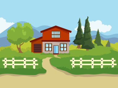 Beyaz arka plan üzerinde izole evi