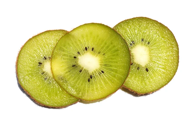 Kiwi Fruchtschnitt Und Samen — Stockfoto