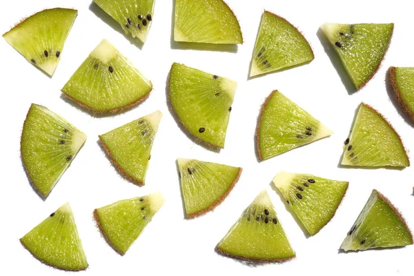 Kiwi Fruit Cut Background — Foto Stock