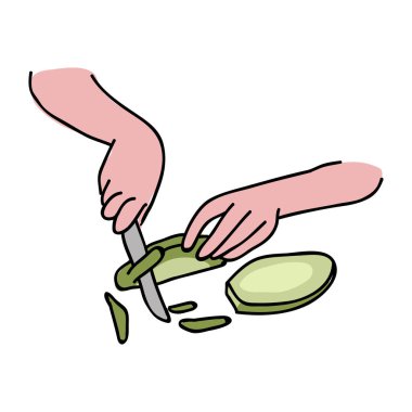 Cutting Mango Clip art