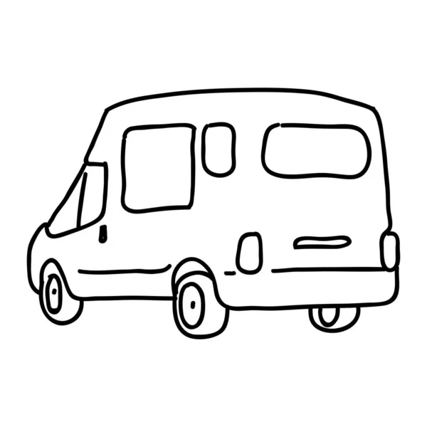 Van line drawing Black and White Stock Photos  Images  Alamy
