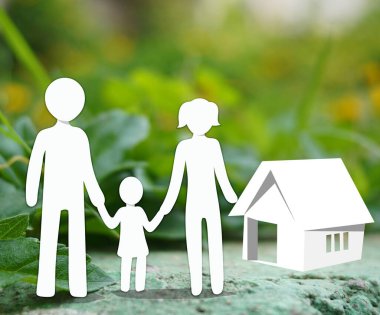 Doğası gereği mutlu bir aile evi.