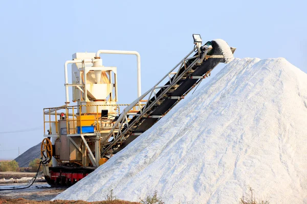 Producción Sal Marina Maquinaria Para Tratamiento Sal Equipo Para Producción — Foto de Stock