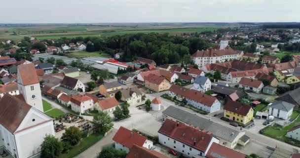 Drone Flying Historical Bavarian Castle — Vídeo de Stock