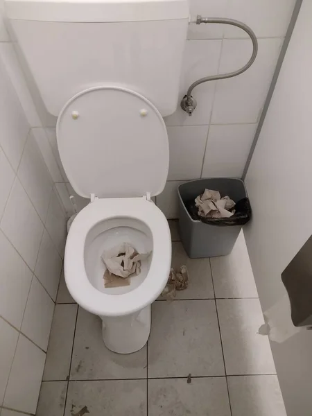 Кабина Туалета Семейном Супермаркете Metro Cash Carry Молдова — стоковое фото