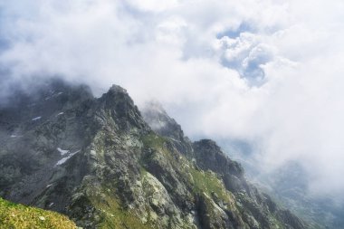 Carisey arması, Punta Sella 'dan görüldü, Piedmont ve Valle d' Aosta arasındaki sınırda.