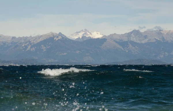 Widziałeś Wzgórze Tronador Jeziora Nahuel Huapi Niedaleko Bariloche — Zdjęcie stockowe