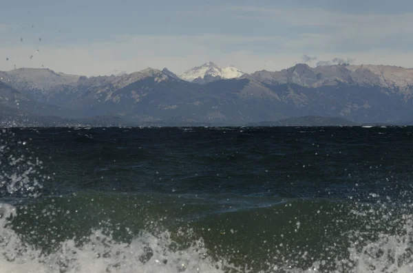 You Saw Cerro Tronador Lake Nahuel Huapi Bariloche City Bariloche — Fotografia de Stock
