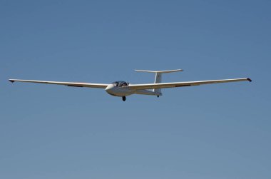 mavi arkaplan ile ultralight planör