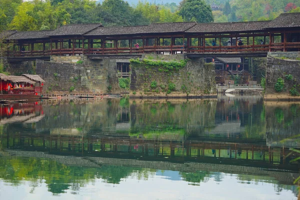 Condado Wuyuan Província Jiangxi China Novembro 2017 Jujing Village Uma — Fotografia de Stock