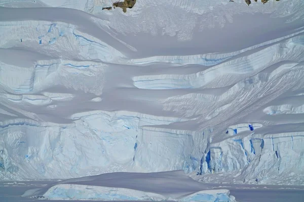 Verschiedene Arten Von Eisberglandschaften Gibt Eisschollen Gletscher Ozeane Radioaktive Wolken — Stockfoto